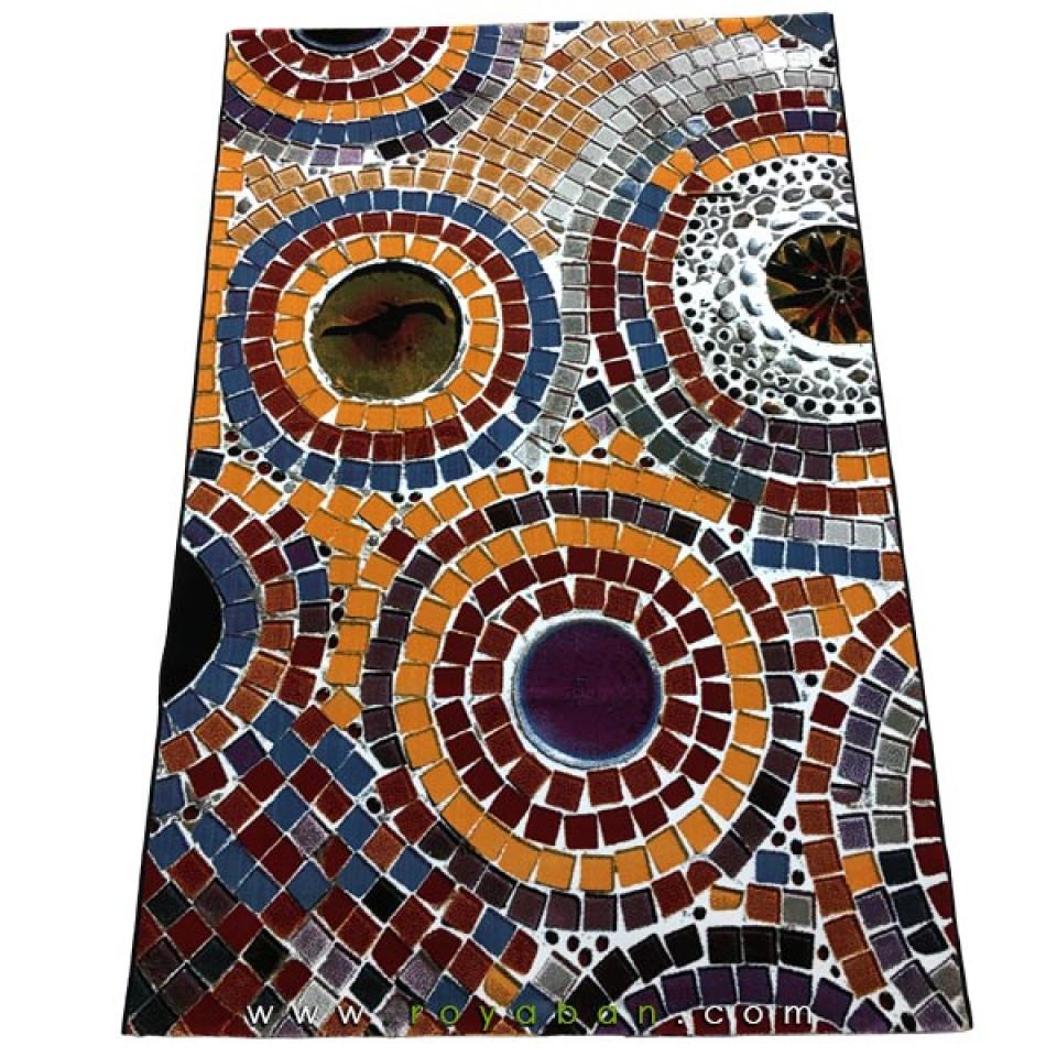 فرش سه بعدی 4 متری مدل سنگفرش