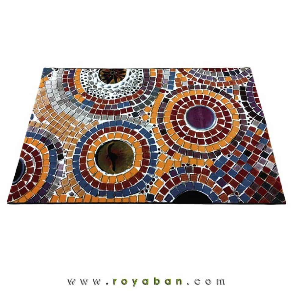 فرش سه بعدی 4 متری مدل سنگفرش