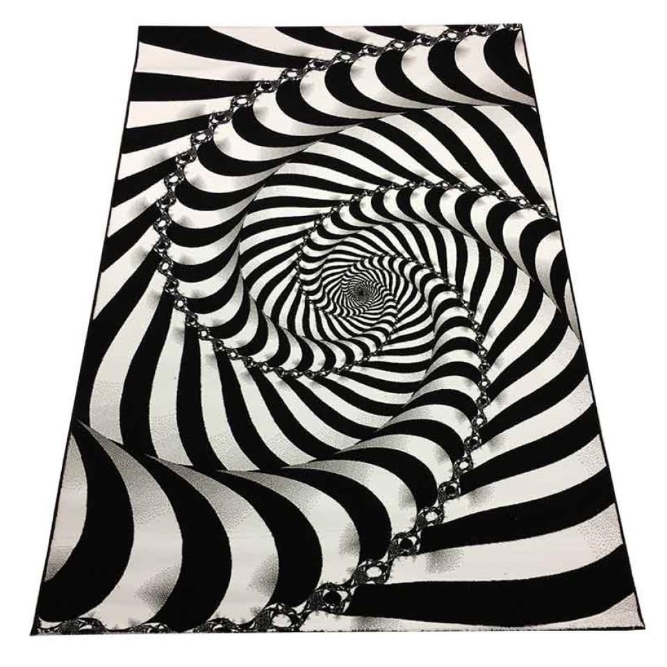 فرش سه بعدی 1.5 متری مدل مارپیچ