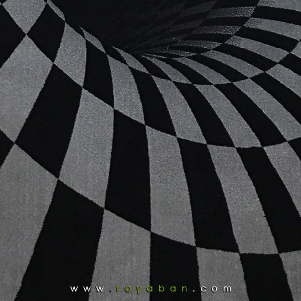 فرش سه بعدی 4 متری ساوین مدل سیاهچاله