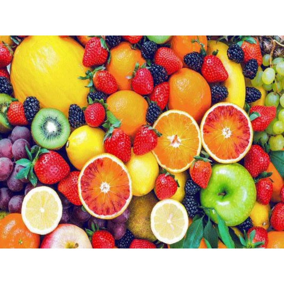 فرش سه بعدی 4 متری مدل میوه