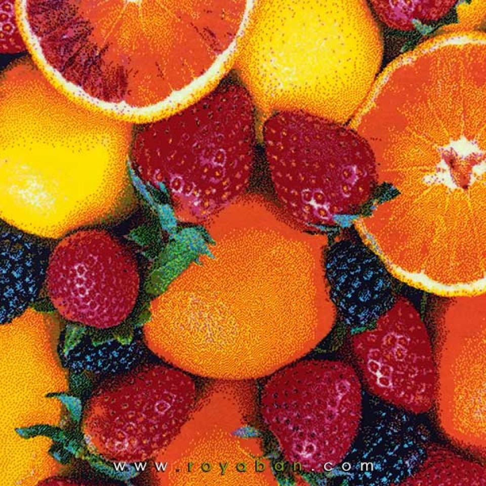 فرش سه بعدی 1.5 متری مدل میوه