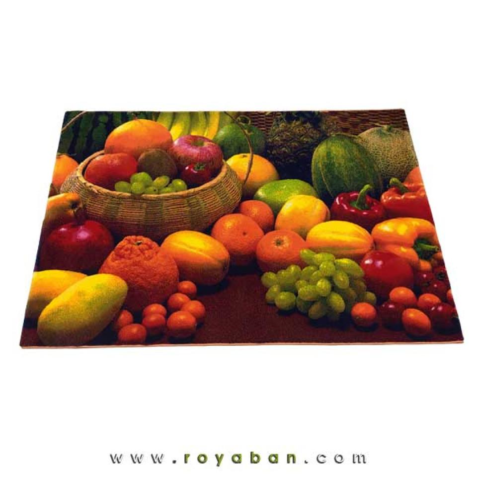 فرش سه بعدی 1.5 متری مدل سبد میوه