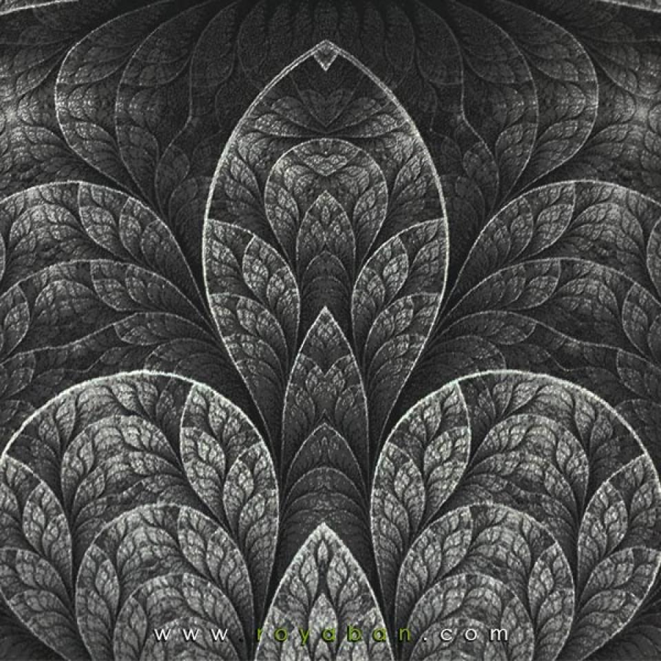 فرش سه بعدی 4 متری ساوین مدل گلبرگ