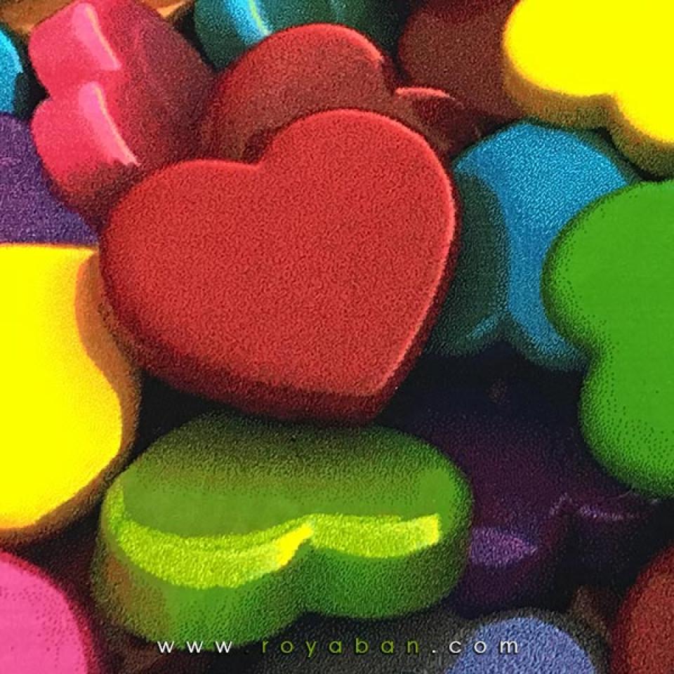 فرش سه بعدی 4 متری ساوین مدل قلب