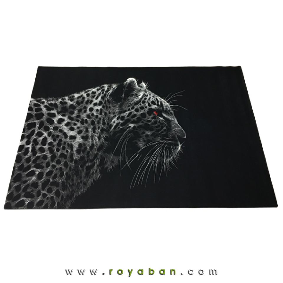 فرش سه بعدی 1.5 متری مدل جگوار