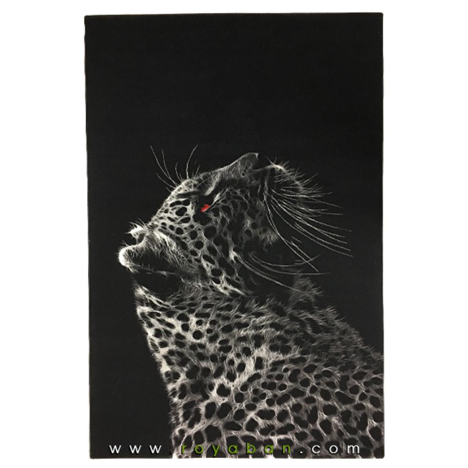 فرش سه بعدی 1.5 متری مدل جگوار