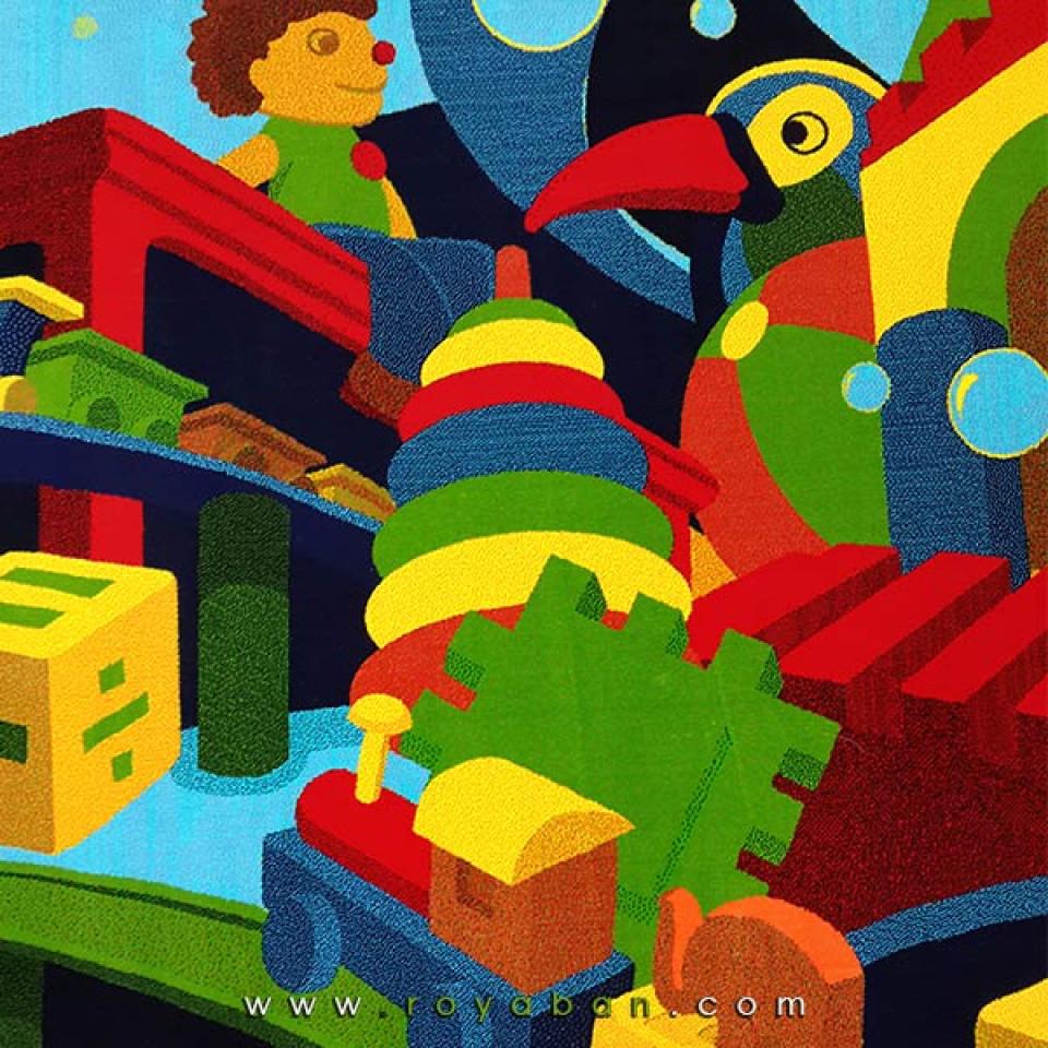 فرش سه بعدی 6 متری مدل لگو