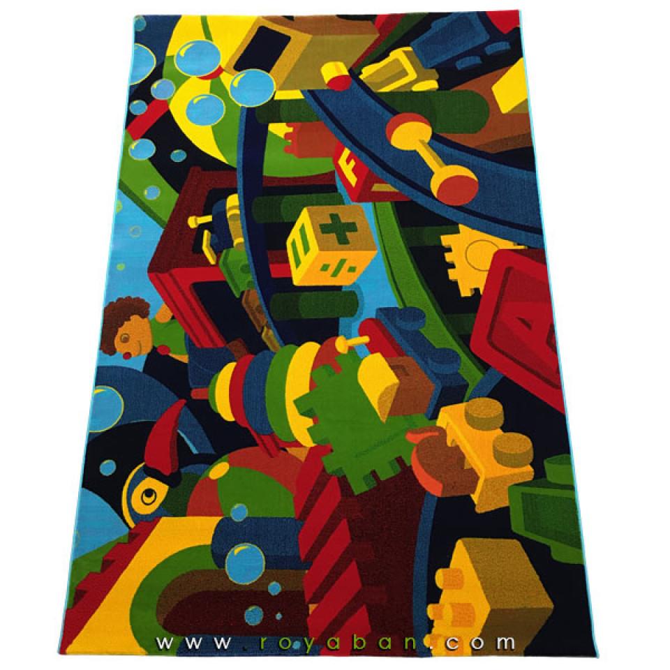 فرش سه بعدی 6 متری مدل لگو