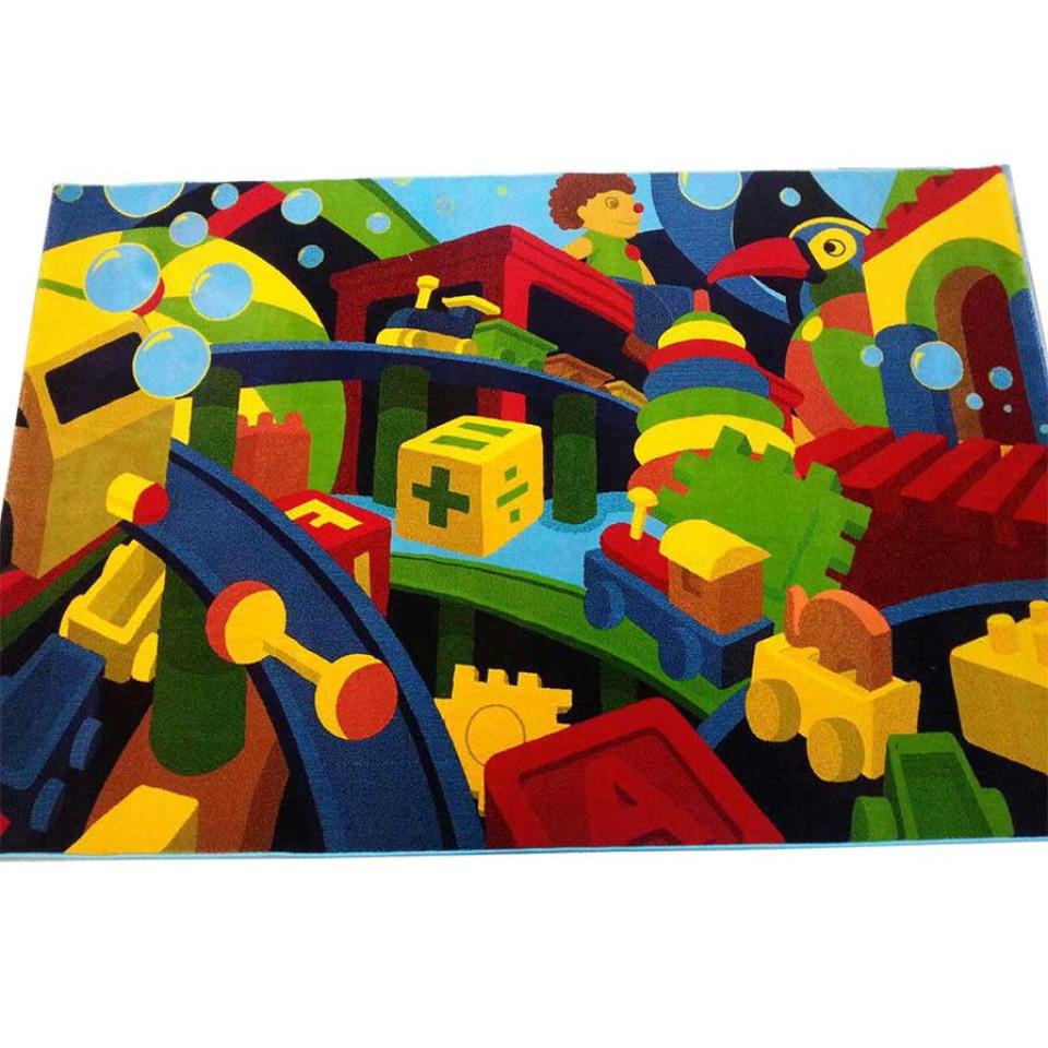 فرش سه بعدی 6 متری مدل لگو