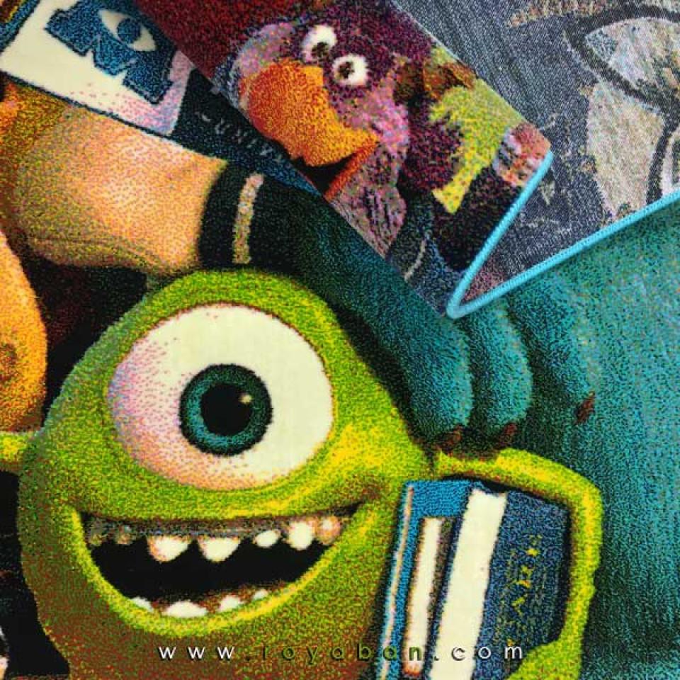 فرش سه بعدی 4 متری ساوین مدل شرکت هیولاها