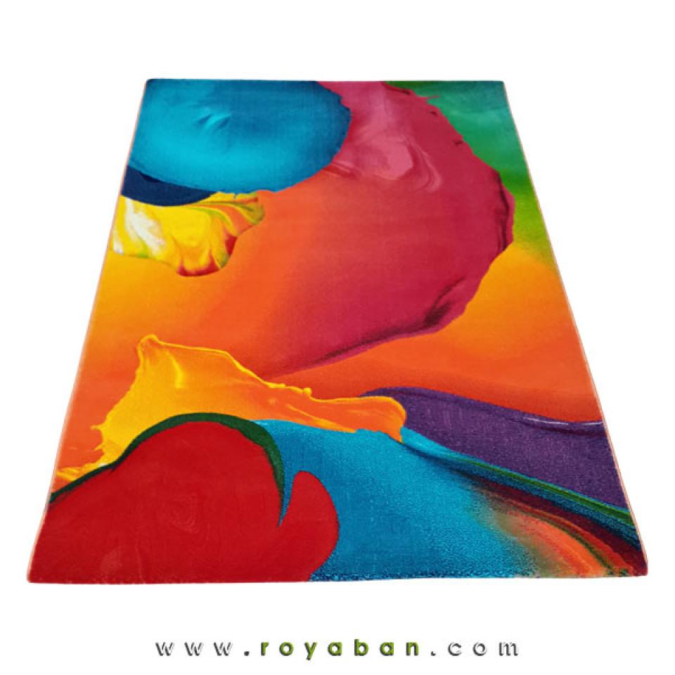 فرش سه بعدی 4 متری ساوین مدل اسپلش