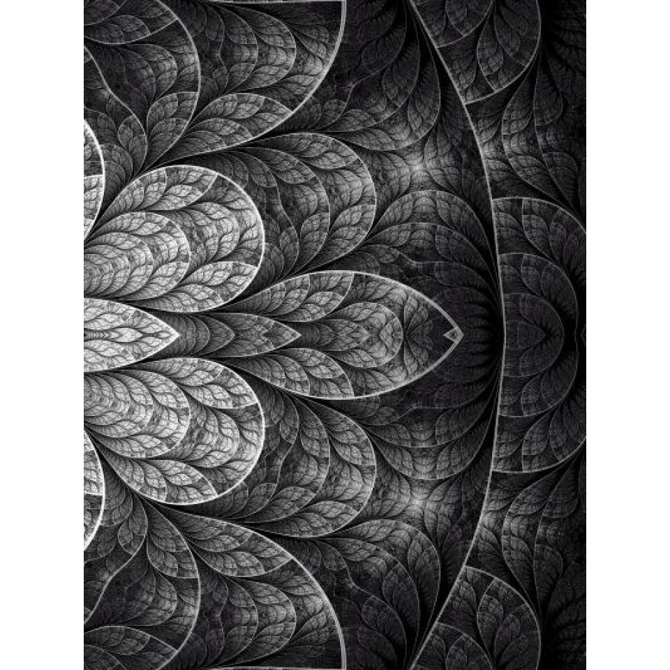 فرش سه بعدی 4 متری ساوین مدل گلبرگ