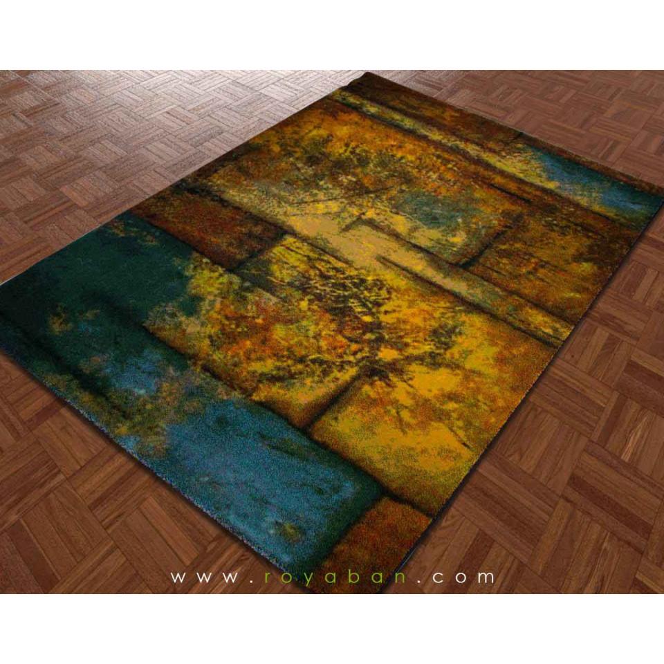 فرش سه بعدی 4 متری ساوین مدل گاردن