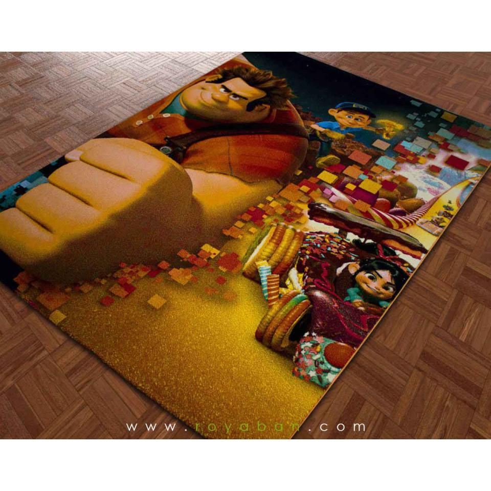 فرش سه بعدی 4 متری ساوین مدل رالف خرابکار 