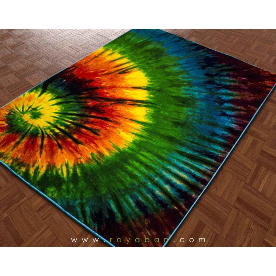 فرش سه بعدی 4 متری ساوین مدل اسپیرال