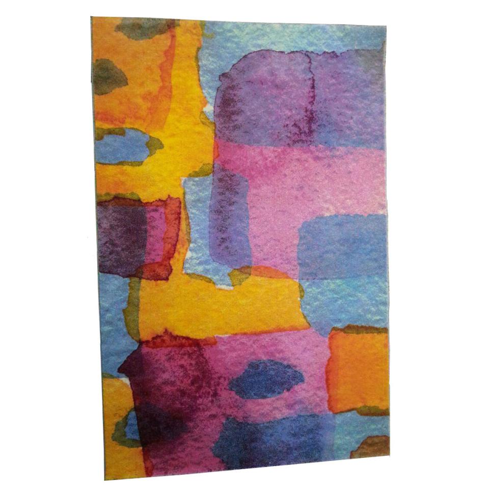 فرش سه بعدی 1.5 متری ساوین مدل آبرنگ