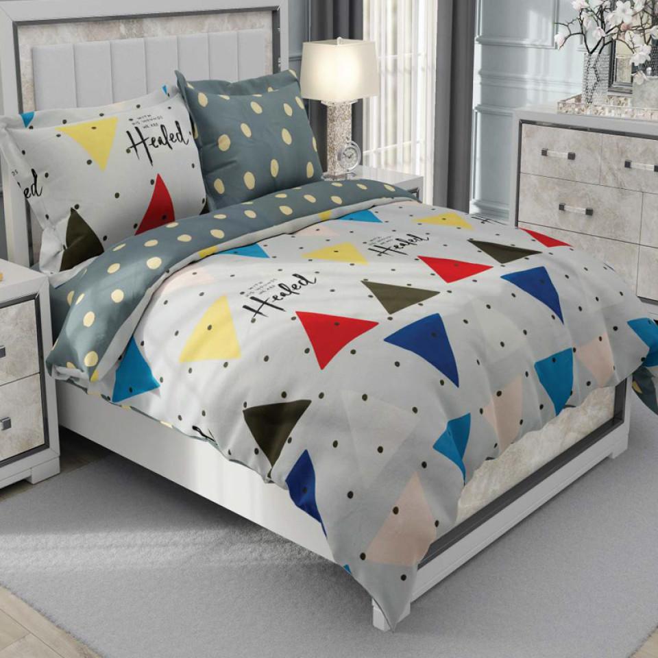 روتختی کارینا دونفره ساتین پنبه مدل Archi