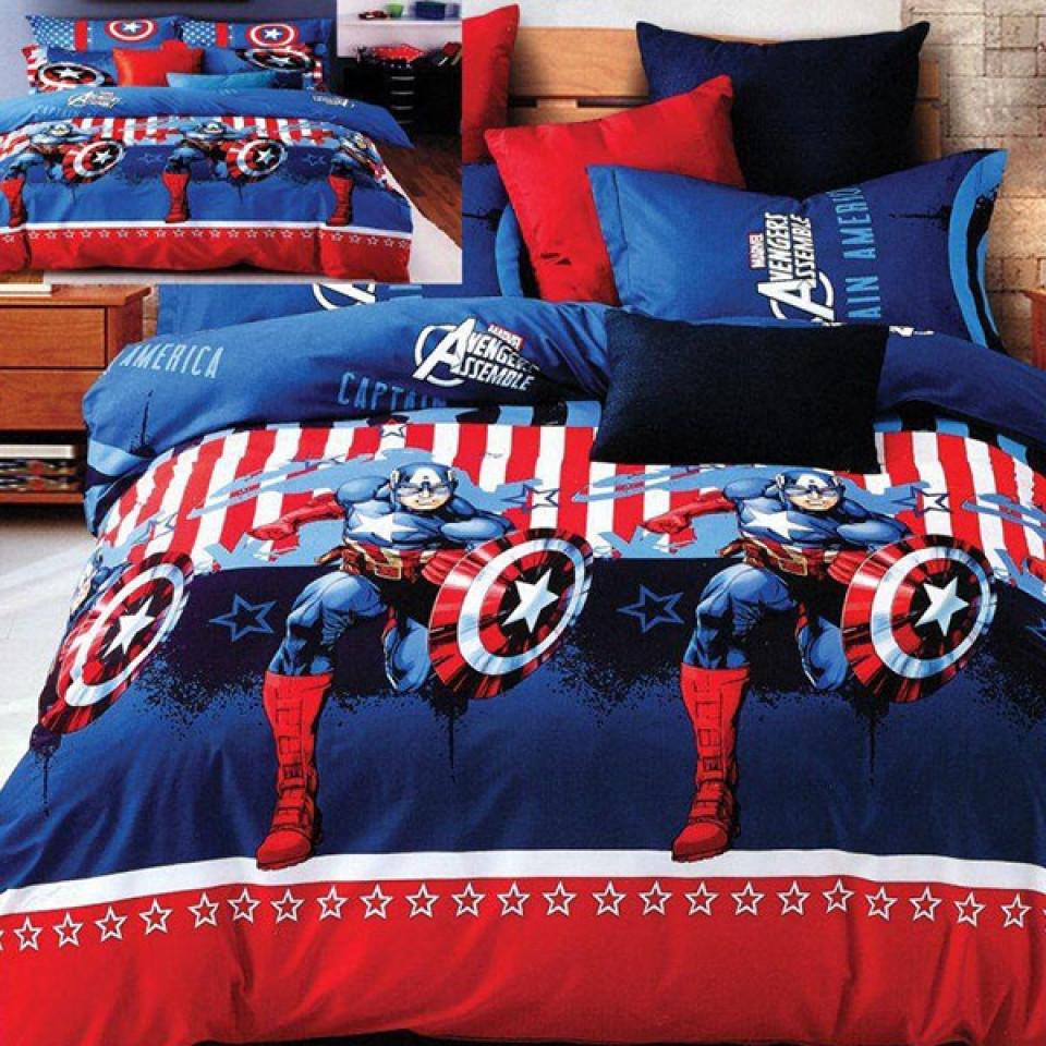 ست روتختی لحافی نوجوان 4 تکه طرح Avengers
