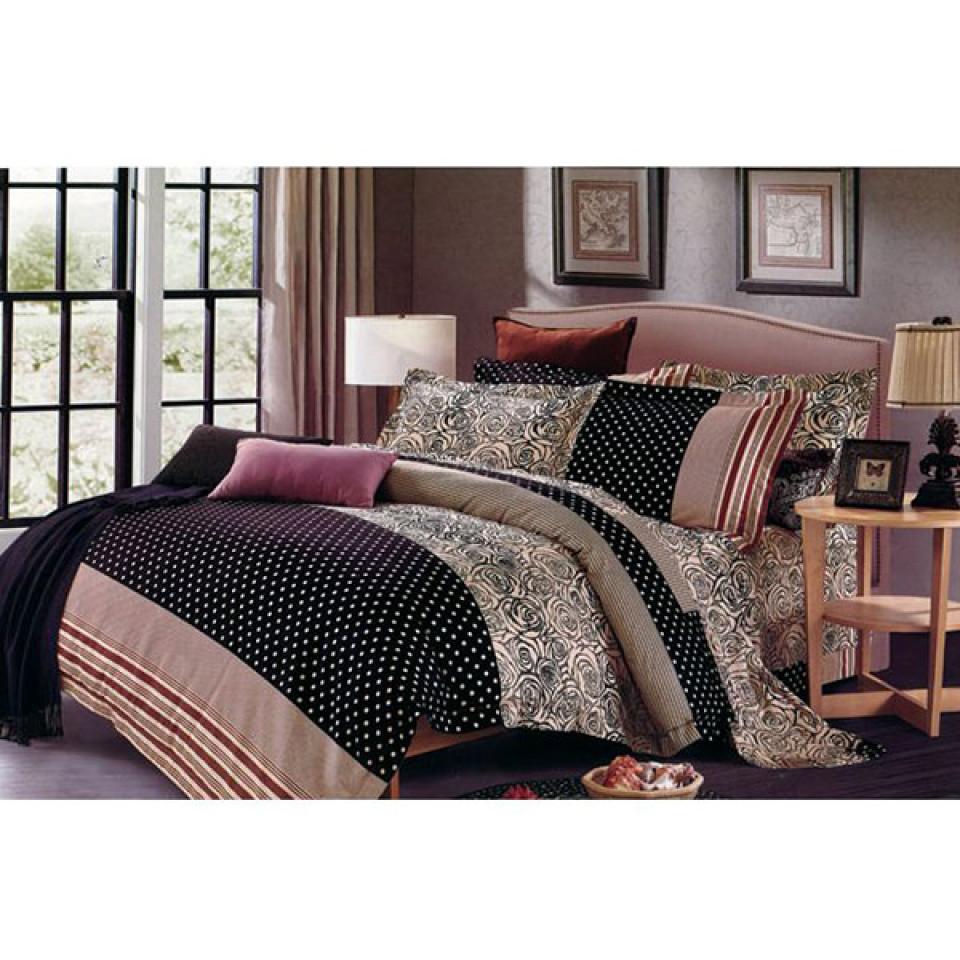 ست روتختی لحافی یک نفره 4 تکه طرح Ayda 