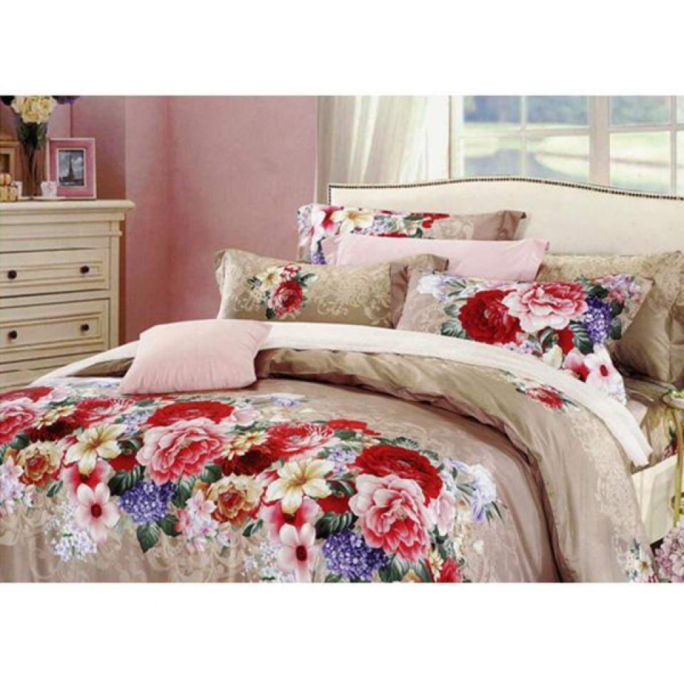 ست روتختی لحافی یک نفره 4 تکه طرح Bita B