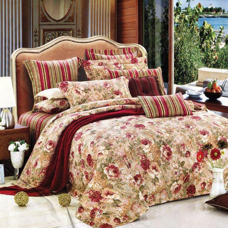 ست روتختی لحافی دو نفره 6 تکه مدل Elmira