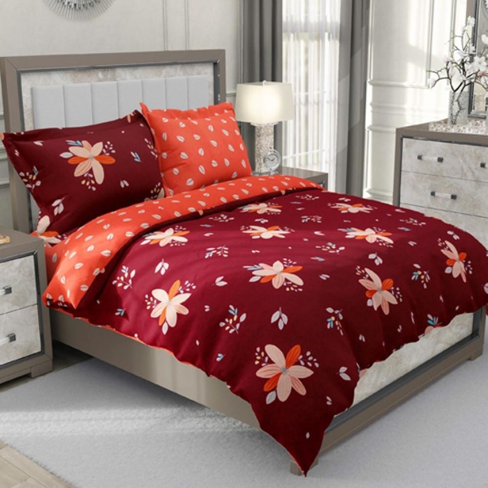 روتختی کارینا یکنفره ساتین پنبه مدل Flora 