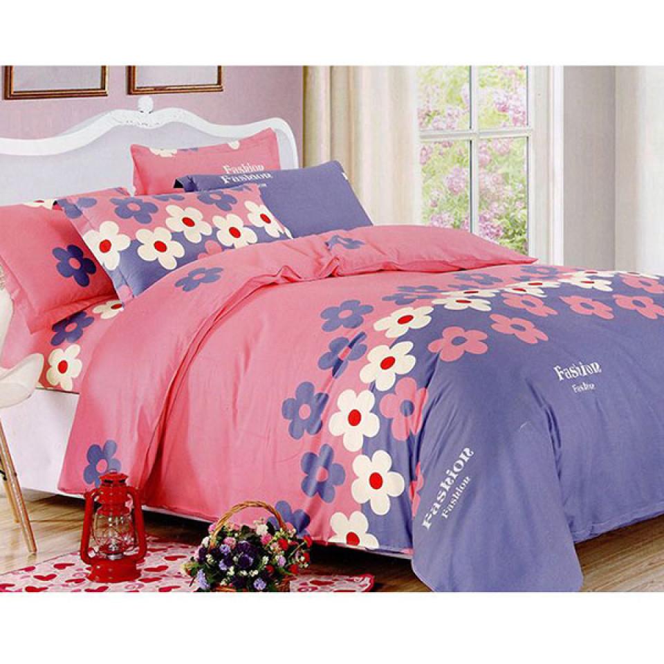ست روتختی لحافی یک نفره 4 تکه طرح Flower