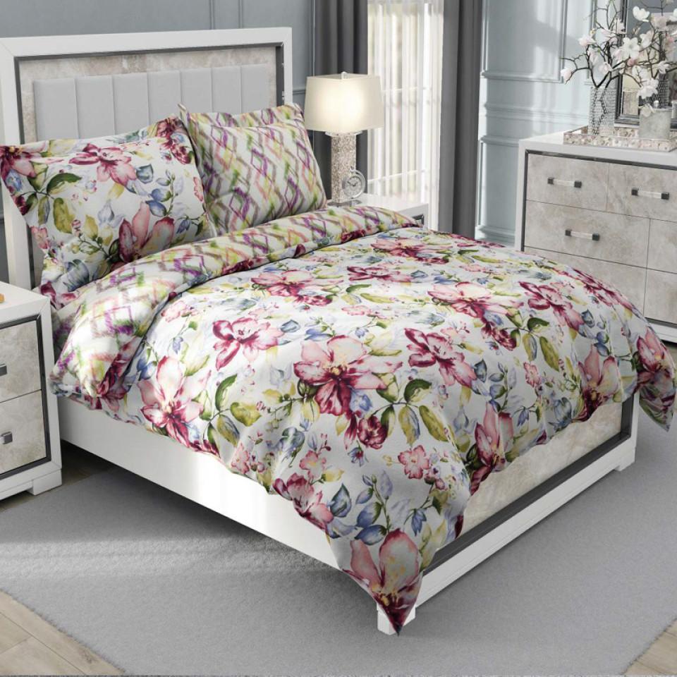 روتختی کارینا دونفره ساتین پنبه مدل Goldis