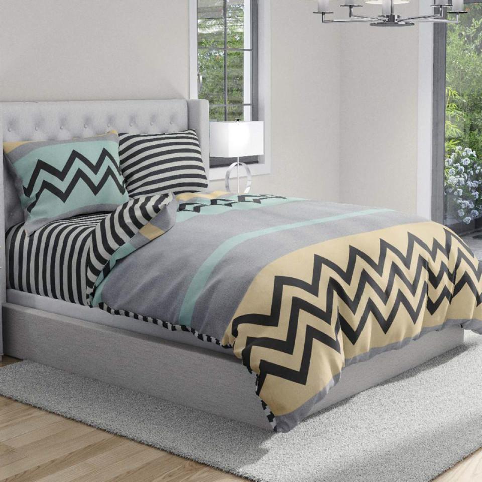 ست روتختی طرح اسپرت هندسی