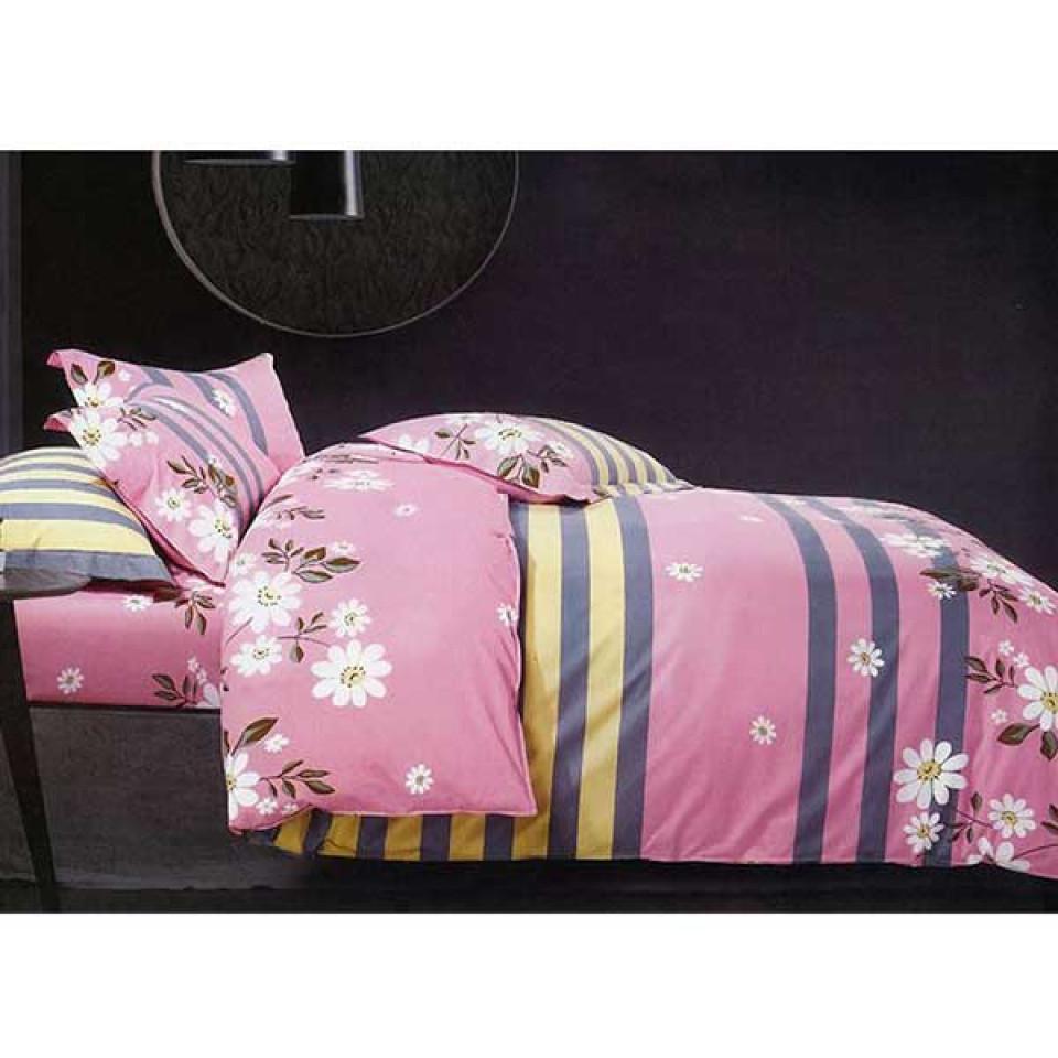 ست لحاف دورو یک نفره 4 تکه طرح Tooba B