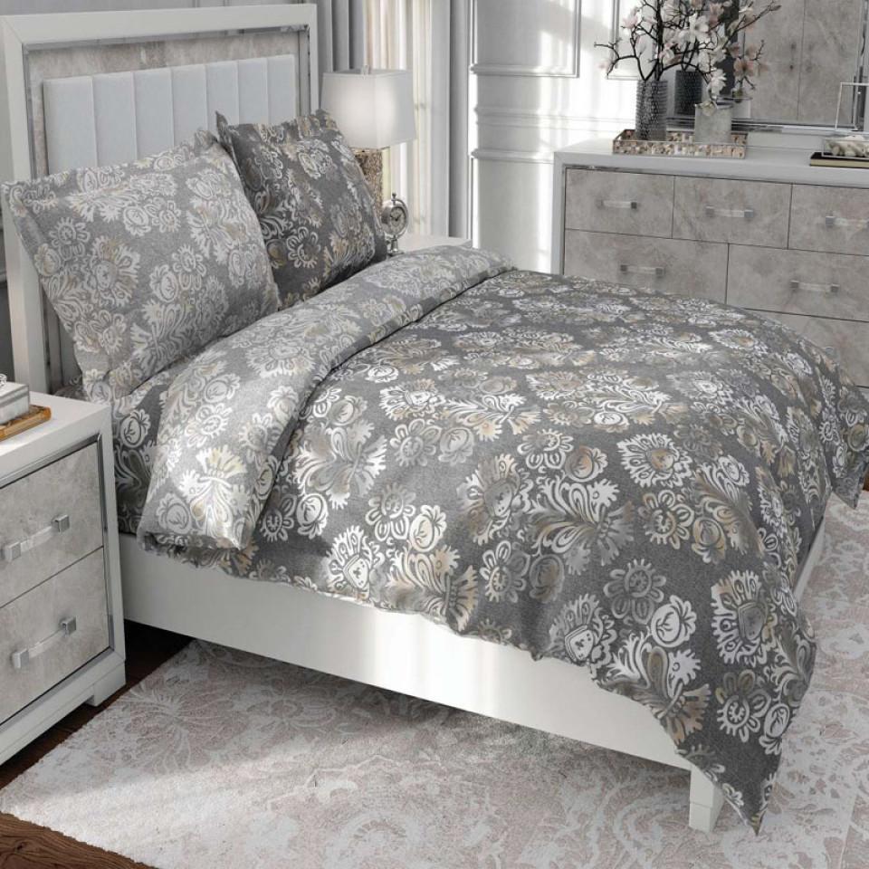 روتختی کارینا دونفره ساتین پنبه مدل Wallpaper