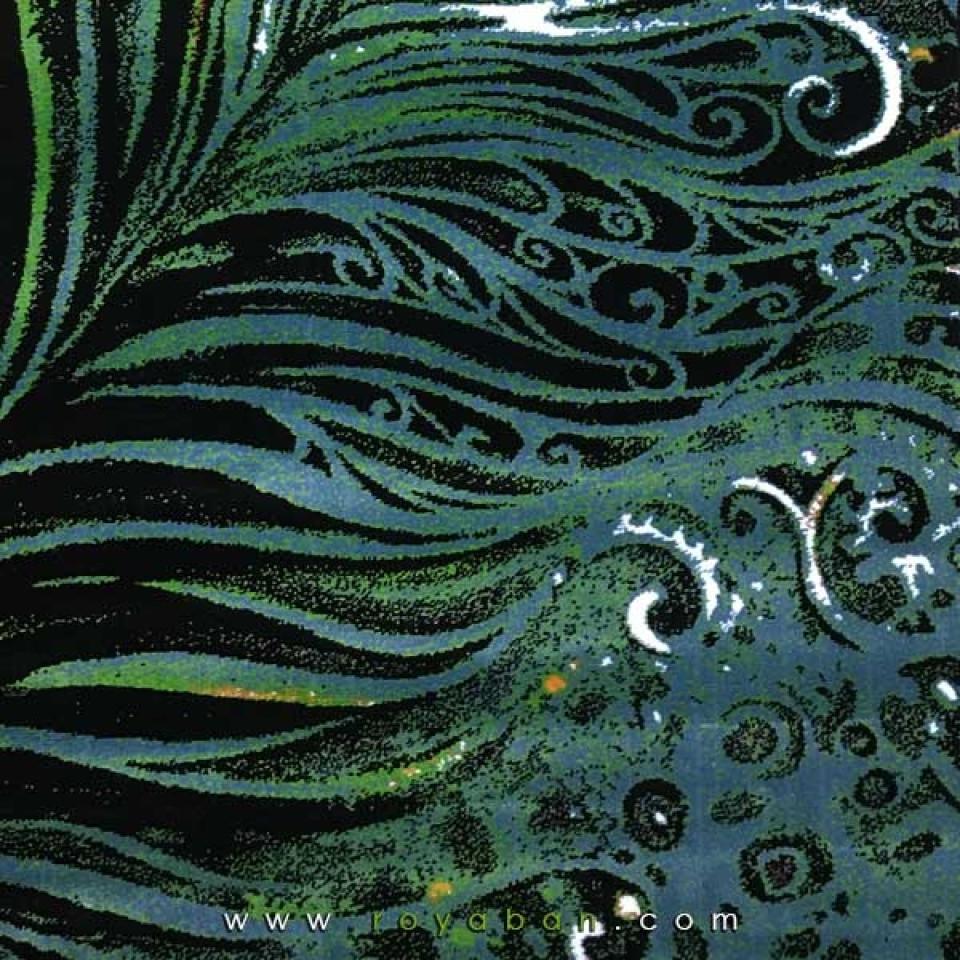 فرش فانتزی 1.5 متری مدل پر طاووس