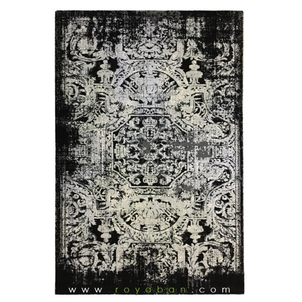 فرش طرح فرانسوی مشکی