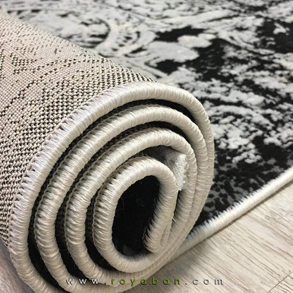 فرش طرح فرانسوی مشکی