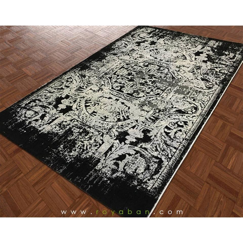 فرش طرح فرانسوی مشکی