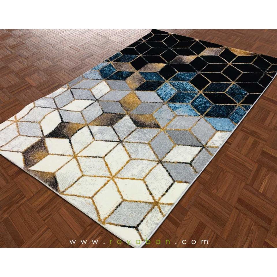 فرش مدرن طرح هندسی
