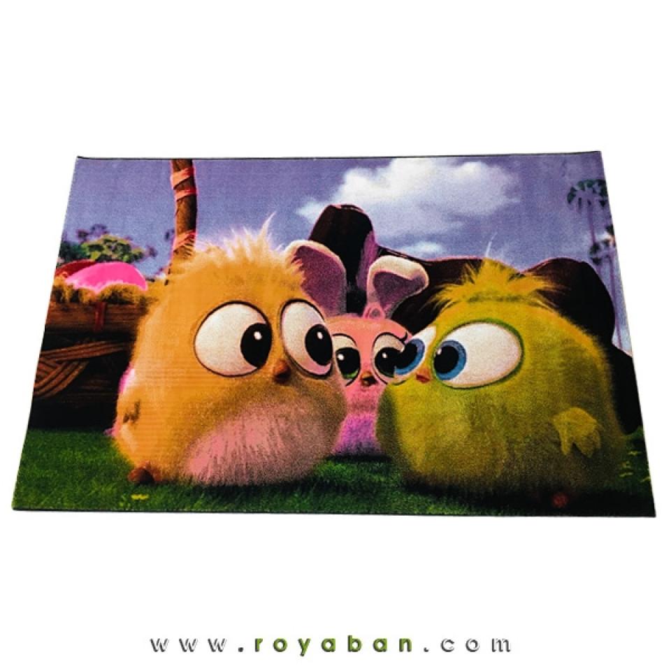 فرش اتاق کودک طرح جوجه 