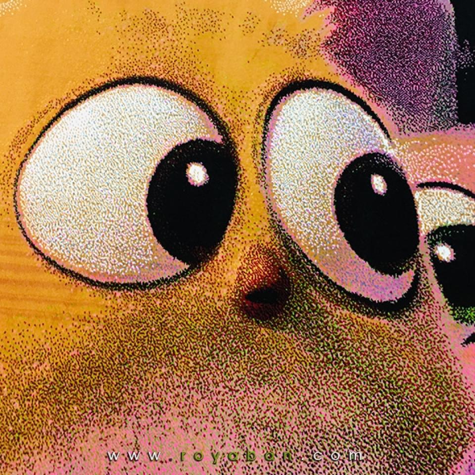 فرش اتاق کودک طرح جوجه 