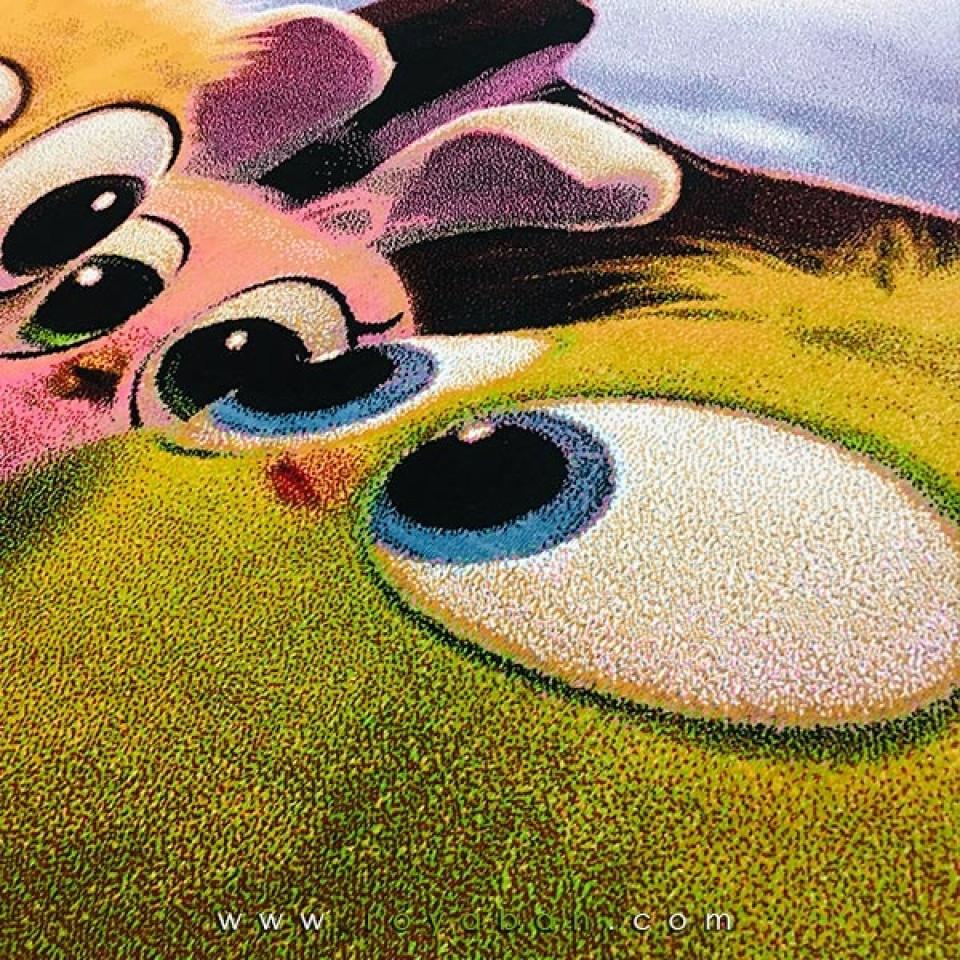 فرش اتاق کودک طرح جوجه 