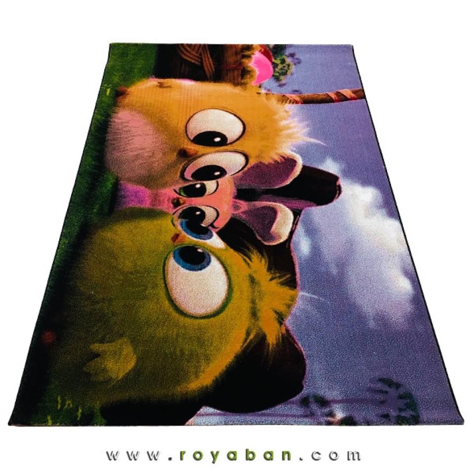 فرش اتاق کودک طرح جوجه 