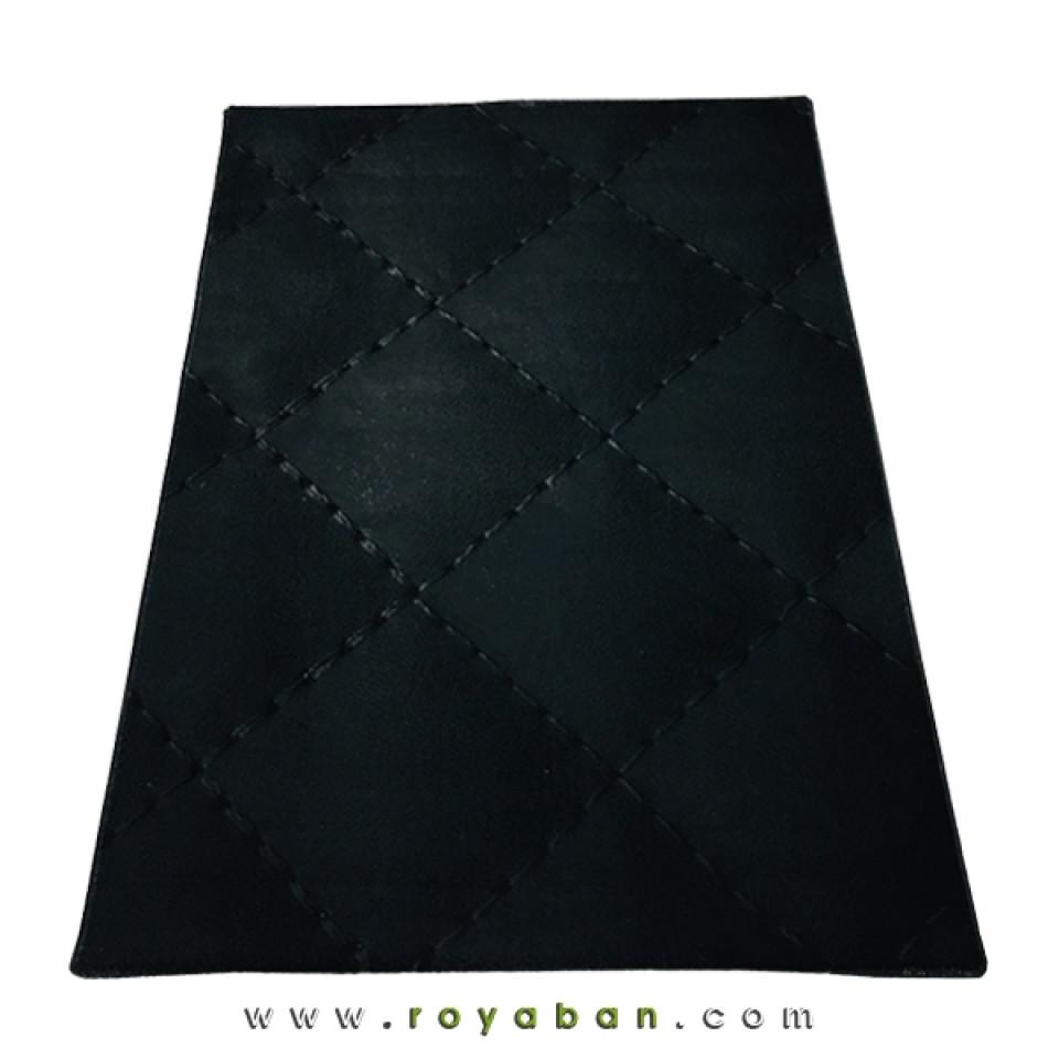 فرش مدرن طرح چرم کلاسیک