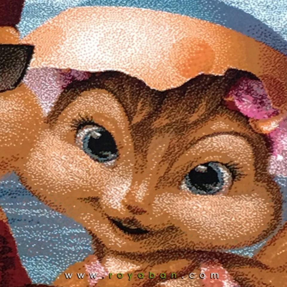 فرش اتاق کودک مدل آلوین و سنجابها