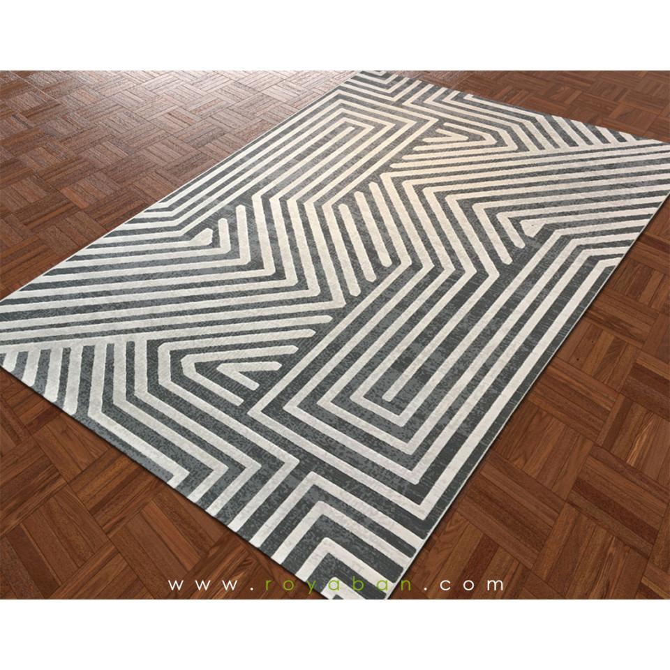 فرش اسپرت خط دار هندسی