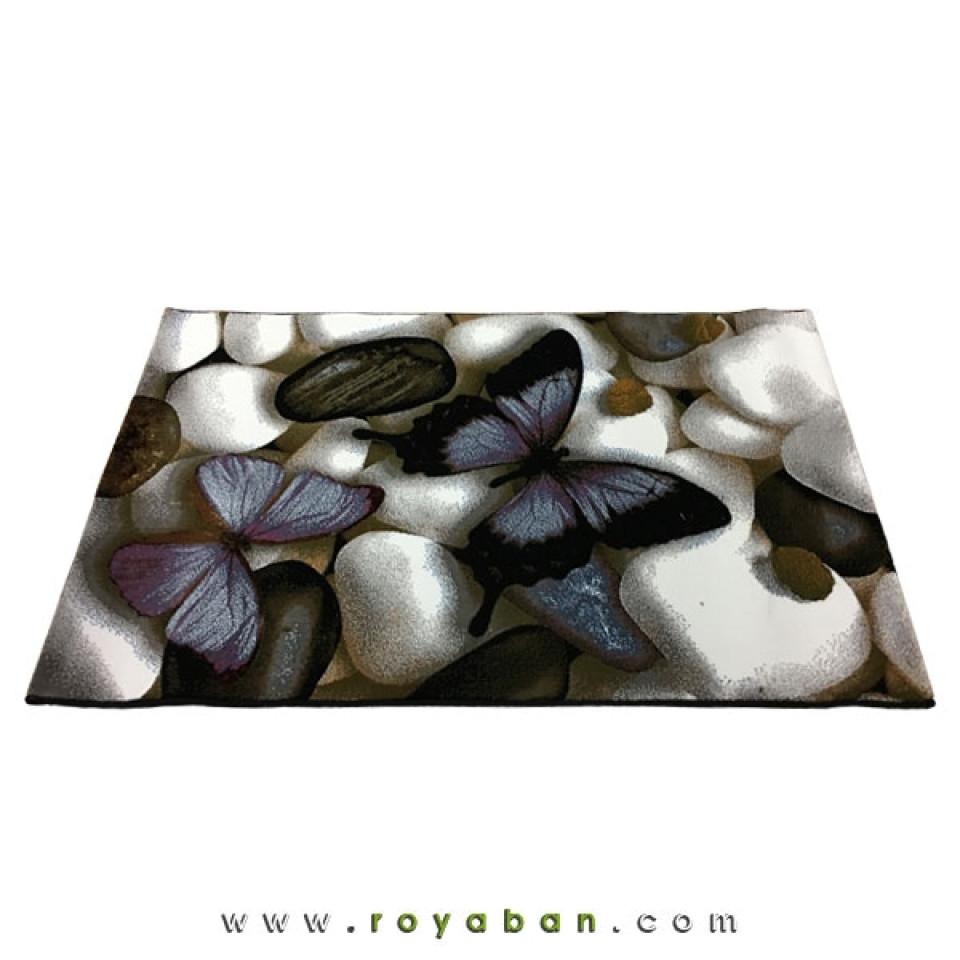 فرش فانتزی 4 متری طرح پروانه کد 402