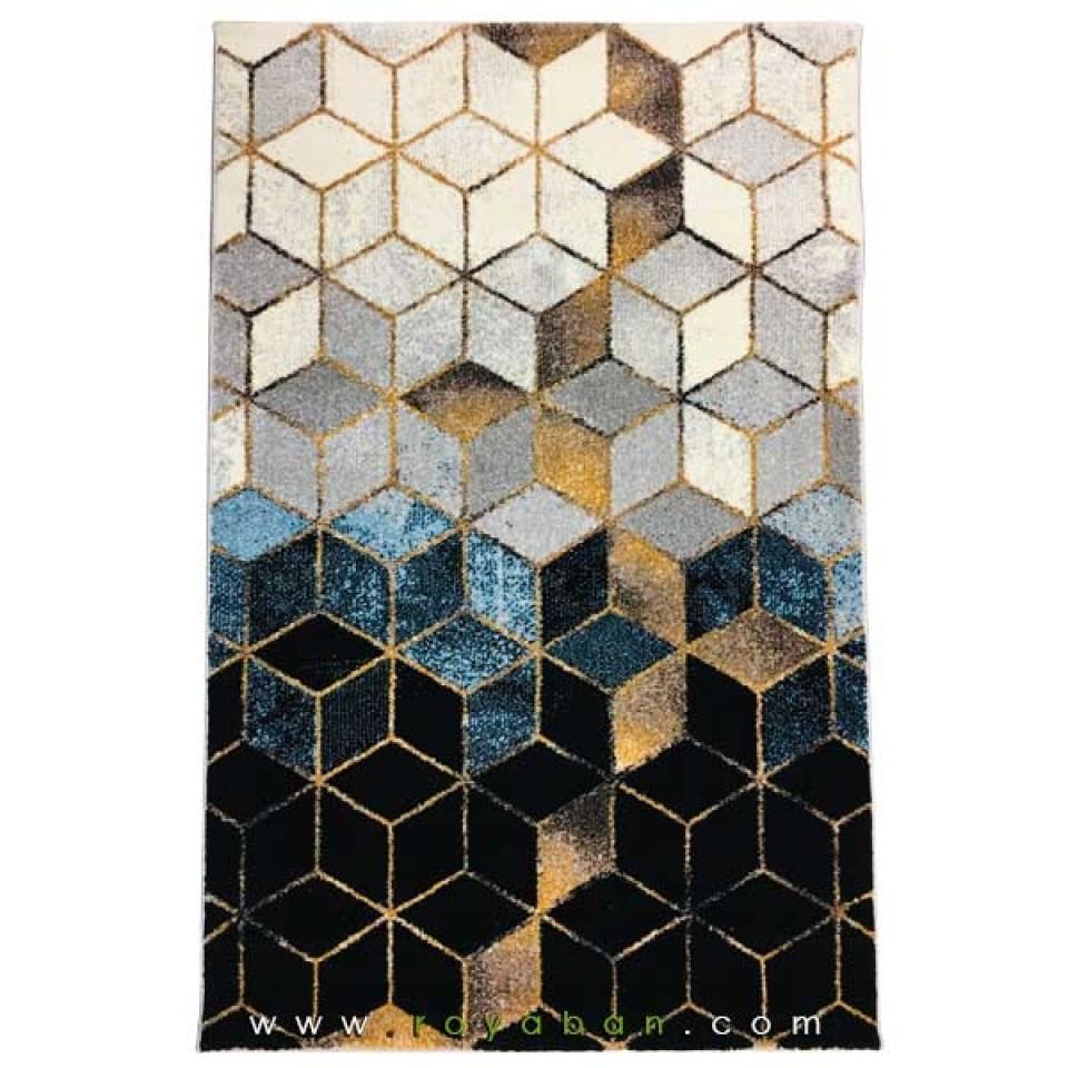 فرش مدرن طرح هندسی