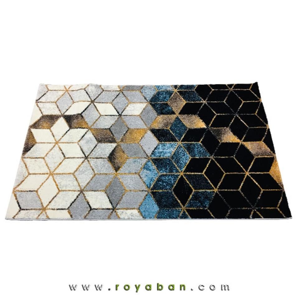 فرش مدرن طرح هندسی