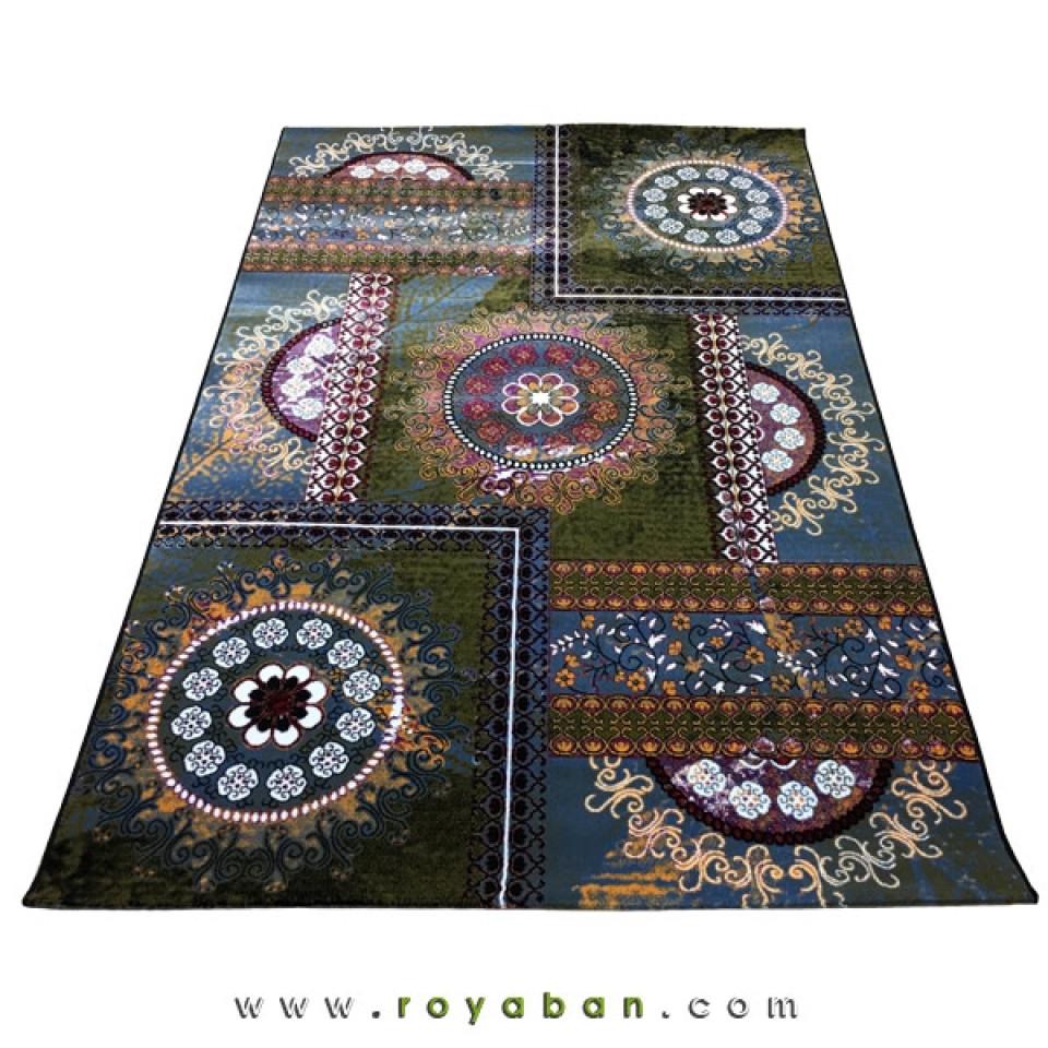 فرش مدرن رنگ آبی