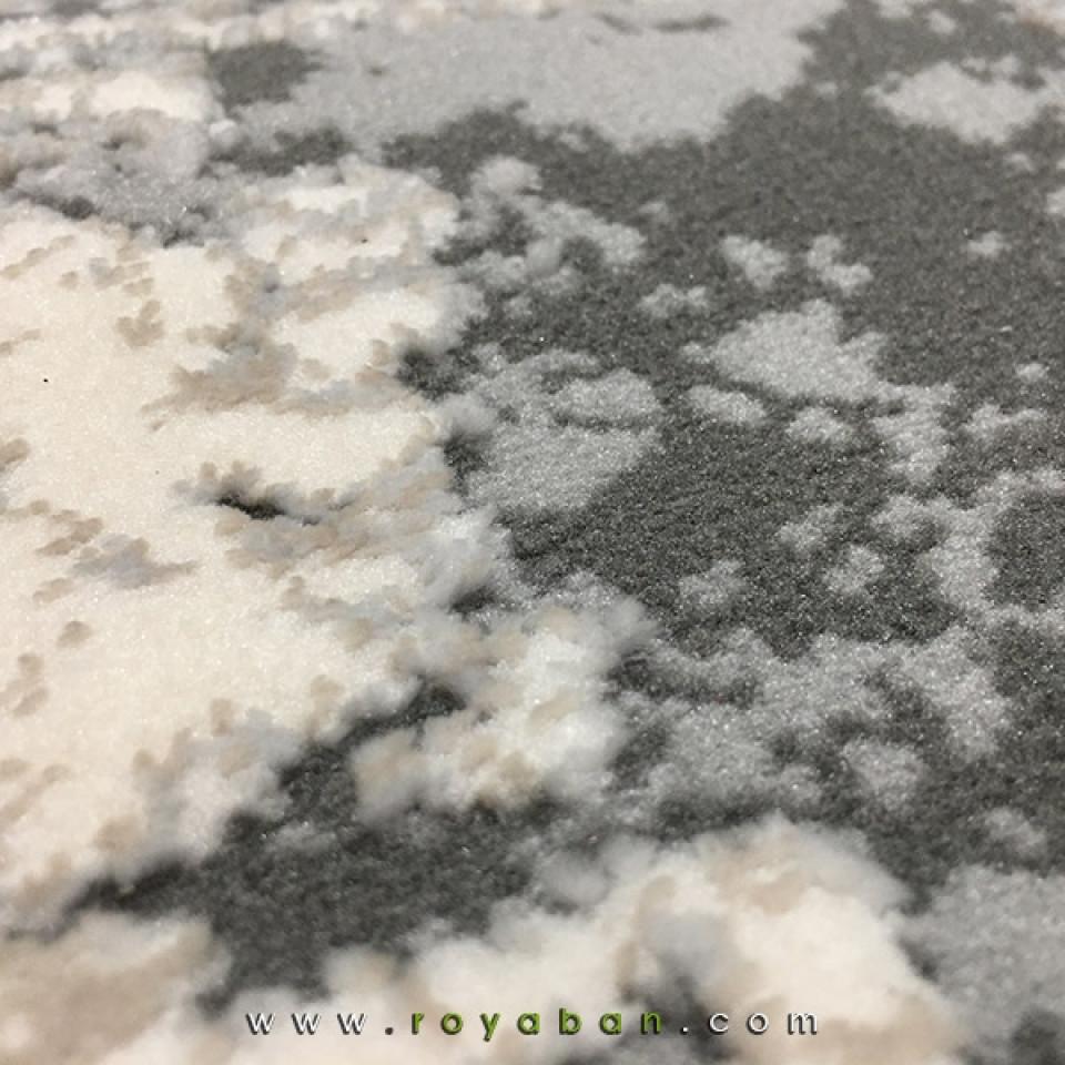 فرش مدرن یک و نیم متری رنگ توسی