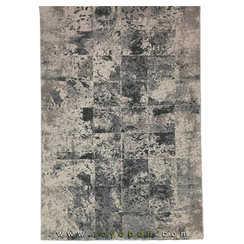 فرش مدرن یک و نیم متری رنگ توسی